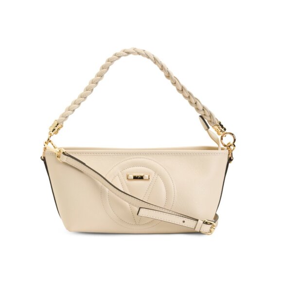 VALENTINO BY MARIO VALENTINO  Italy Leather Grace Signature Shoulder Bag - Picture 1 of 2